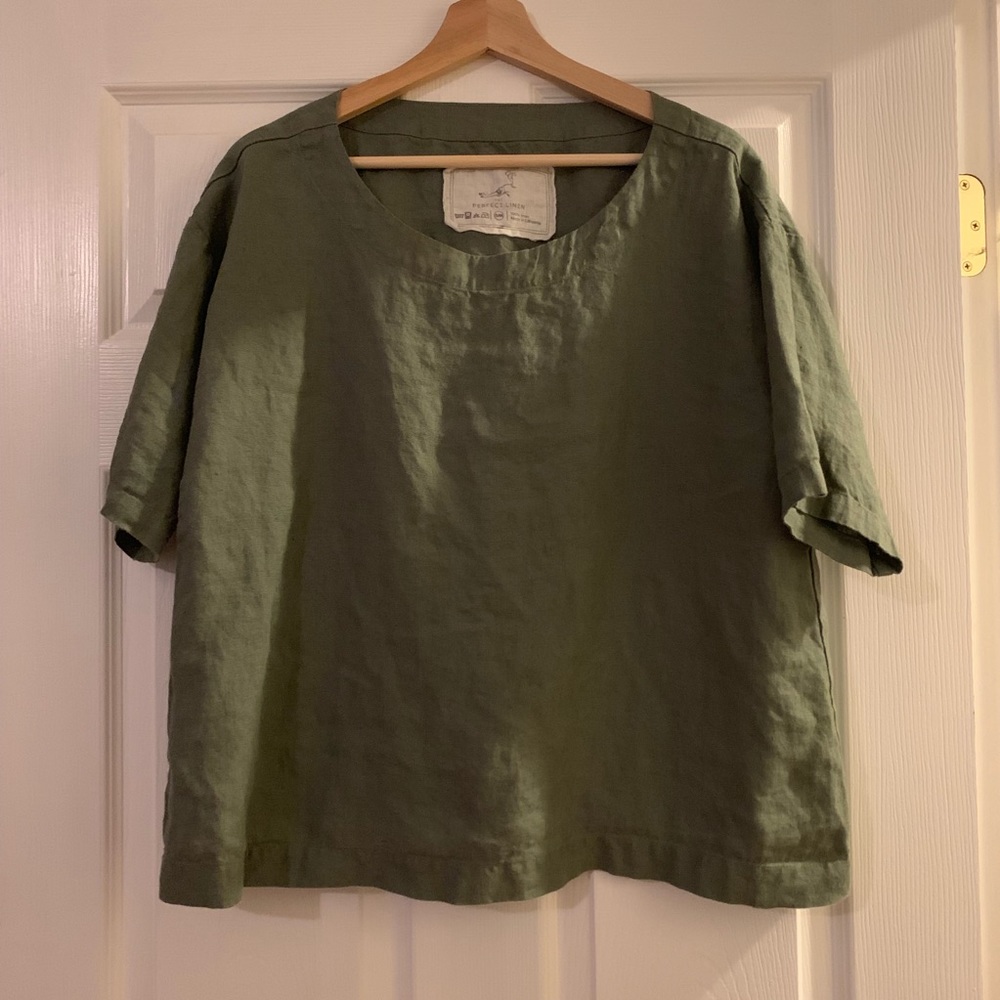 Not Perfect Linen January top